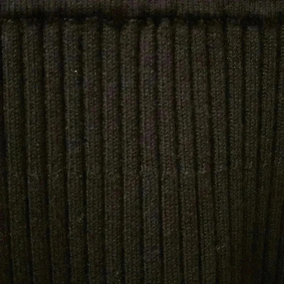 Boden NWT womens midi sweater dress - size 8 - waist cut outs - black - ribbed - Picture 6 of 6